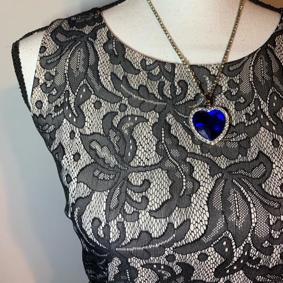 Heart Soul Black Lace Overlay Dress - Picture 3 of 9